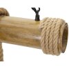 Mauro Ferretti plafonieră bambus frânghie 6-lumină E27 80x15x120 cm maro