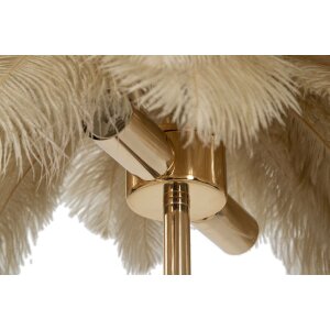 Mauro Ferretti lampă de masă palmier 2-light E14 Ø 55x60 cm camel aur