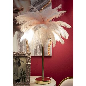 Mauro Ferretti lampă de masă palmier 2-light E14 Ø 40x55 cm roz auriu