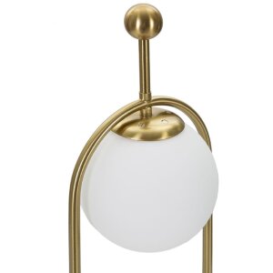 Mauro Ferretti lampă de masă Glamy Arc E14 Ø 21x50 cm aur alb