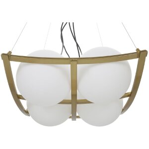 Mauro Ferretti Deckenleuchte Japan Quadrat 4-flammig E27...