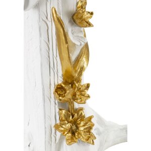 Mauro Ferretti Tischleuchte Papagei E27 20x20x50,5 cm weiß gold