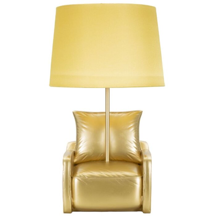 Mauro Ferretti lampă de masă mid-century E27 26x46 cm aur