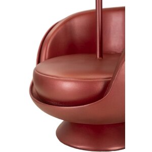 Mauro Ferretti Tischleuchte Jahrhundertmitte E27 26x43 cm rot