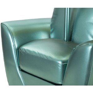 Mauro Ferretti lampă de masă mid-century E27 26x43 cm turcoaz