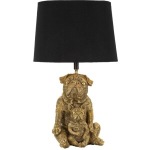 Mauro Ferretti Tischleuchte Hund E27 Ø 26x43,8 cm...