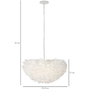 Luminoară de tavan Mauro Ferretti F-LED E27 ∅ 60x30 cm alb