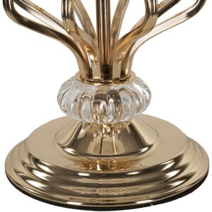 Luminoară de masă Mauro Ferretti Tartar E27 ∅ 25 x 54 cm alb auriu