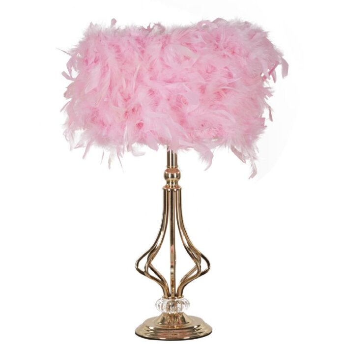 Luminoarea de masă Mauro Ferretti Tarty E27 Ø 25x54 cm roz gold