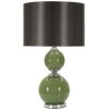 Mauro Ferretti Tischleuchte Eva Zwei E27 Ø 38x65 cm grün schwarz