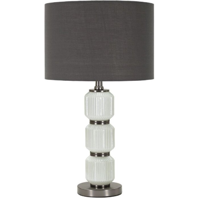 Mauro Ferretti Tischleuchte Helle Drei E27 Ø 32,5x57 cm weiß grau