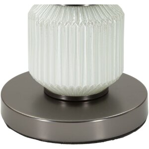 Mauro Ferretti Tischleuchte Helle Drei E27 Ø 32,5x57 cm weiß grau