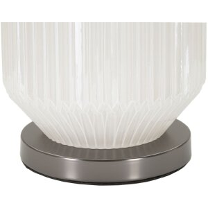 Mauro Ferretti Tischleuchte Heiterkeit E27 Ø 37,5x65 cm weiß grau