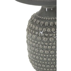 Lampă de noptieră Mauro Ferretti dots E14 Ø 15x30,5 cm gri