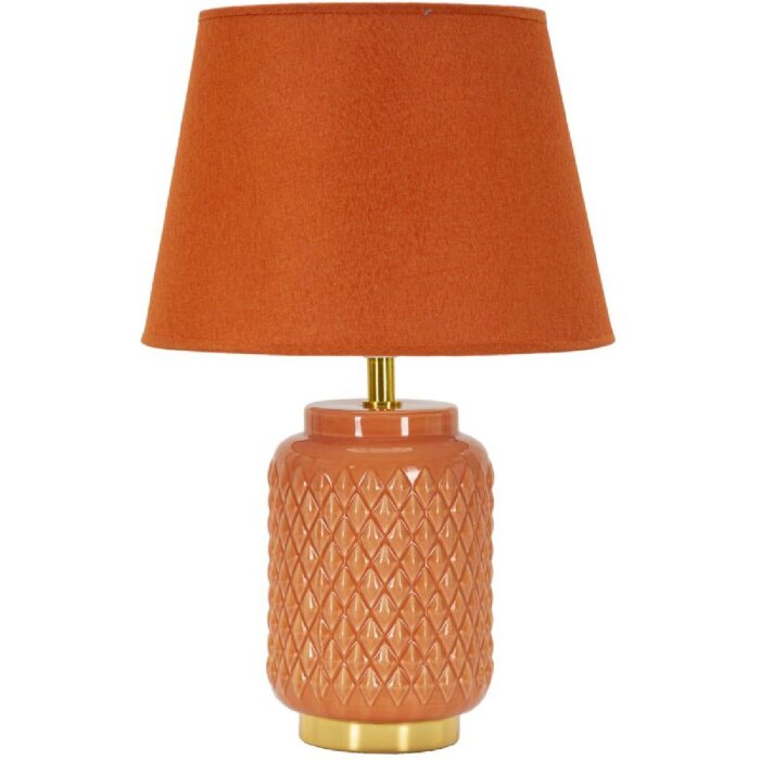 Lampa de masă Mauro Feretti patrulat E27 ⌀ 28x44 cm oranj