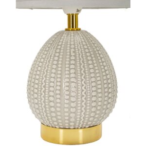 Mauro Ferretti Tischlampe Flavi E14 Ø 15x30,5 cm grau