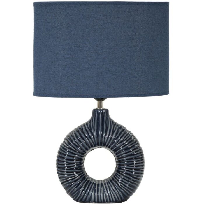 Lampa de masă Mauro Ferretti Seto E14 28,5 x 15 x 43 cm albastru