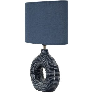 Mauro Ferretti Tischlampe Seta E14 28,5x15x43 cm blau