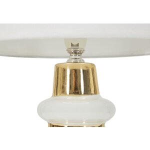 Luminoară de masă Mauro Feretti Liara E14 ⌀ 23x32 cm alb auriu