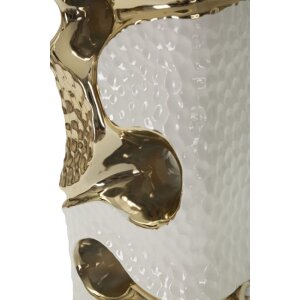 Luminoare de masă Mauro Ferretti Florida E27 ∅ 30 x 43,5 cm alb auriu