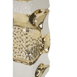 Luminoare de masă Mauro Ferretti Florida E27 ∅ 30 x 43,5 cm alb auriu