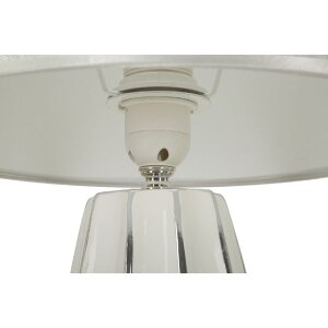 Luminoarea de masă Mauro Ferretti Emi E27 diametru 30x45 cm alb argintu