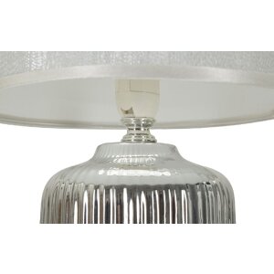 Lumină de masă Mauro Ferretti Lucina E14 ∅ 20x29 cm alb argintiu