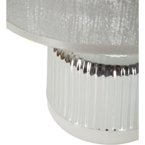 Lumină de masă Mauro Ferretti Lucina E14 ∅ 20x29 cm alb argintiu