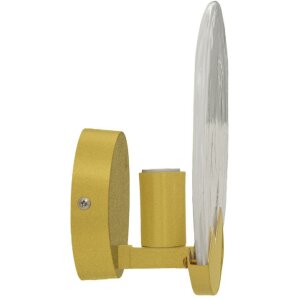 Mauro Ferretti Wandleuchte Mond E14 Ø 20x10 cm gold weiß