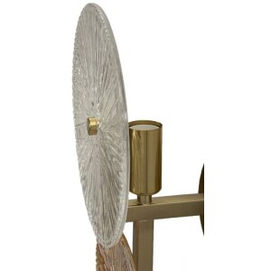 Mauro Ferretti Wandleuchte Sonnenaufgang E14 20x14x41 cm gold natur