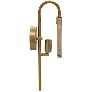 Mauro Ferretti Wandleuchte Softy E14 15x14x38 cm gold natur