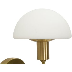 Mauro Ferretti Wandleuchte Lovy E14 23x15x22 cm gold weiß