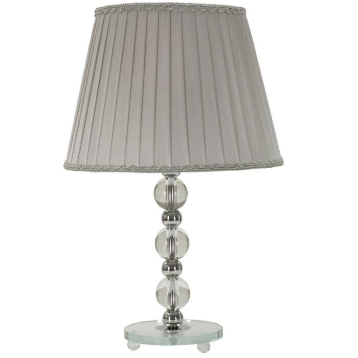 Lumină de masă Mauro Ferretti Tolly E27 Ø 30x48 cm argintiu