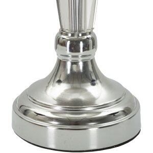 Mauro Ferretti Tischleuchte Silbrig E27 Ø 30x56 cm silber