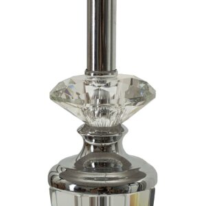 Mauro Ferretti Tischleuchte Silbrig E27 Ø 30x56 cm silber