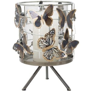 Mauro Ferretti Suport lumânări Farfalle multicolor...