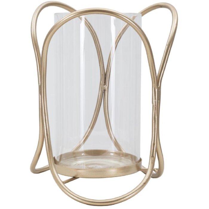 Mauro Ferretti Kerzenhalter Glox Dunkel Ø 16x21,5 cm bronzefarben