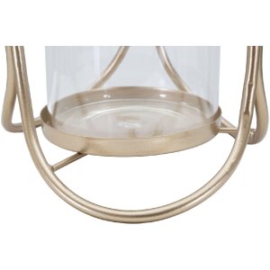 Mauro Ferretti Kerzenhalter Glox Dunkel Ø 16x21,5 cm bronzefarben