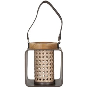 Mauro Ferretti Laternă 16x13x20 cm maro