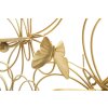 Mauro Ferretti Suport de perete Fluturi 3-flăcări 61x12x34 cm aurii