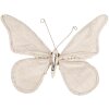 Clayre & Eef Decorațiune Fluture Bej 30x3x24 cm