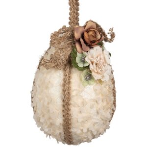 Clayre & Eef Dekohänger Ei Textil Beige...