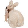 Clayre & Eef Iepure decorativ bej 26x15x23 cm Decorațiune de Paște în stil rural
