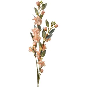 Clayre & Eef Dekorationszweig mit Blumen Orange 90 cm