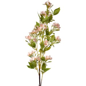 Clayre & Eef ramură decorativă flori roz 96 cm ramură de flori artificiale