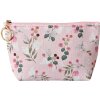 Juleeze JZTB0087 Pungă de toaletă Roz cu model floral 21x5x13cm PU