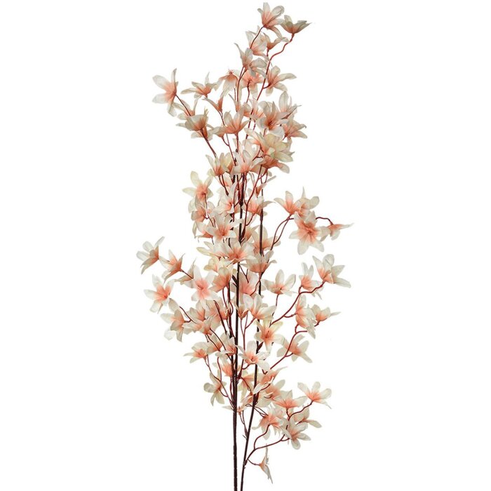 Clayre & Eef Ramură decorativă Flori 110 cm Bej Verde