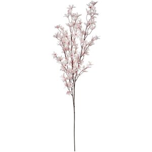 Clayre & Eef Deko Zweig mit Blumen Rosa 110 cm künstlich