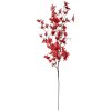 Clayre & Eef ramură decorativă flori artificiale roșii 110 cm decor din plastic