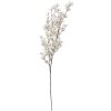 Clayre & Eef ramură decorativă floare artificială alb 110 cm